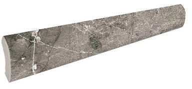 Плинтус Kerastep Планка радиальная Marble 421 Moca R9 r30 33х330