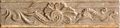 Бордюр Gardenia Orchidea 76133 FASCIA RILIEVO NOCE ORO 10x40