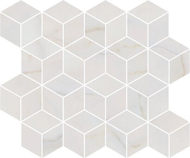 Декор Kerama Marazzi T017/14003 Греппи белый мозаичный 45*37.5