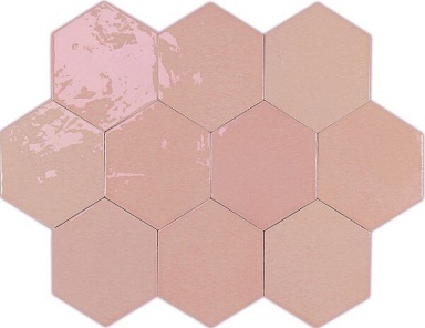 Плитка Wow 122082 ZELLIGE HEXA PINK 10,8x12,4