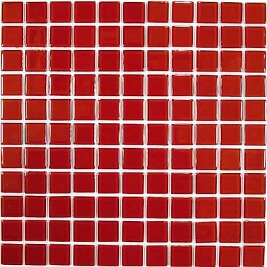 Мозаика Bonaparte Red glass (стекло) 25*25 300*300