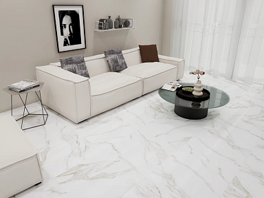 Декор Velsaa Mosaic Statuario Eva 3d diamond 37.1x34.7