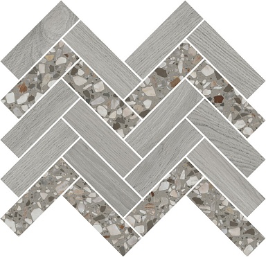 Мозаика Kerama Marazzi T042/SG5267 Монтиони мозаичный серый 34x35,5