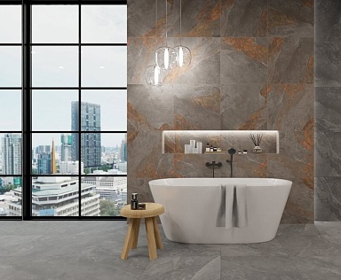 Керамогранит Global Tile GT60600713MR Rocket Серо-коричневый 60x60