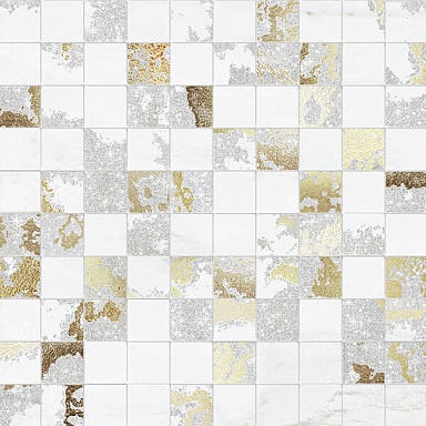 Мозаика Brennero MQSW Venus Mos.Q.Solitaire Mix Lapp. White tess. 30x30 (2.9x2.9)