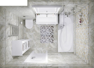 Плитка Laparet Plazma серый 30х60