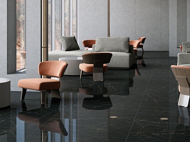 Керамогранит Durstone Mirage Black Pul Gr 60x120