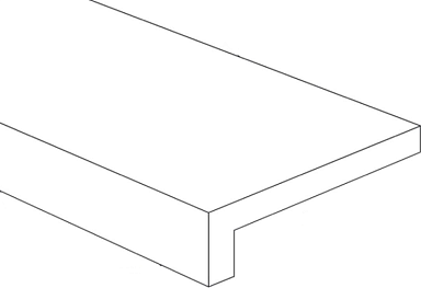 Durstone Ступень фронтальная Clunia Recto Antislip Arena 33x120