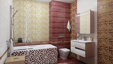 Laparet Бордюр Ампир бордовый 5х50
