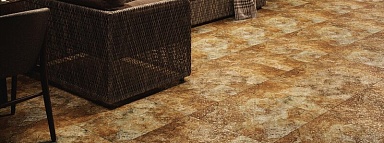 Kirovit GSR0074 K Ступень Rusty Stone коричневая светлая граниль 1200х300х11