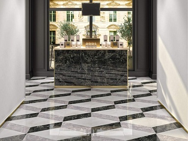 Керамогранит Kerama Marazzi SG841800R Парнас серый светлый обрезной 80*80