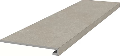 Kerama Marazzi KM6012G0201RGCF Ступень фронтальная клееная Касабланка HP серый светлый матовый обрезной 33x119,5x0,9