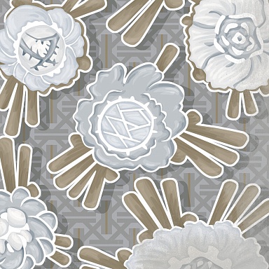 Декор VIVES Flore Gris 20x20 (микс)
