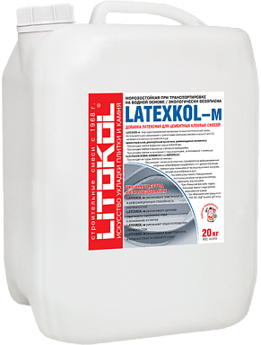 Смеси и затирки LITOKOL Латексные добавки Добавка LATEXKOL - м 20кг