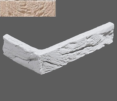 Искусственный камень Leonardo Stone Угловой элемент Лондон 404 22/10,7x5x1,6