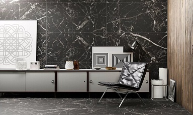 Керамогранит Modern Tile Mediceo Black Glossy 60x120