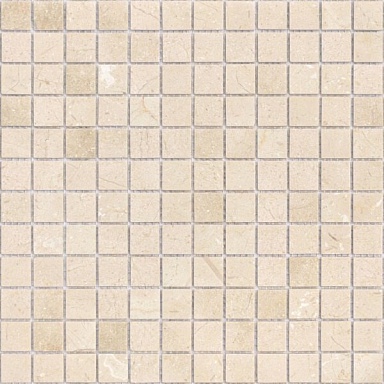 Мозаика Caramelle Mosaic Crema Marfil Pol 23x23x4 298x298