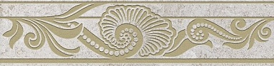 Бордюр Gardenia Orchidea 76031 FASCIA SABBIATA BIANCO 10x40
