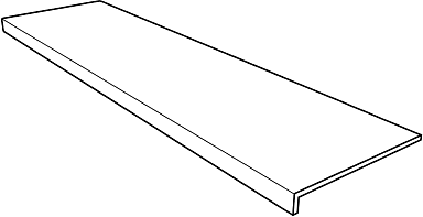 Gres de Aragon Ступень фронтальная Petra Ocre Recto Anti-Slip 30x150