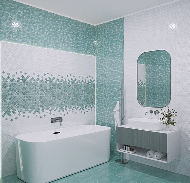 Плитка Azori Calypso Aquamarine 42*42