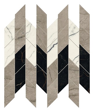 Мозаика Атлас Конкорд Россия 600110000973 Forte dei Marmi Waterfall Mosaic Lap 30,8x28,4