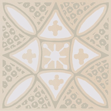Kerama Marazzi KMD3STA017GN Декор Бахия 2 бежевый светлый глянцевый 9,8x9,8x0,7