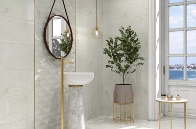 Плитка Sina Tile 1140 Elize White 30x90