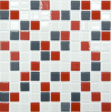 Мозаика NSmosaic S-455 стекло (25х25х4) 300*300