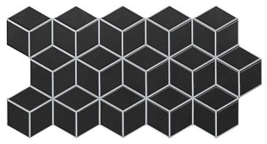 Керамогранит Realonda Rhombus Black 51x26.5