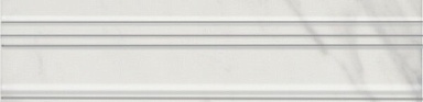Бордюр Kerama Marazzi BLB038 Алькала белый багет 20x5