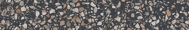 Подступенник Kerama Marazzi KM6060G0021RALT Подступенок Бричиола чёрный матовый обрезной 60x10,7x0,9