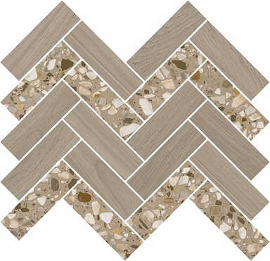 Мозаика Kerama Marazzi T042/SG5269 Монтиони мозаичный коричневый светлый 34x35,5