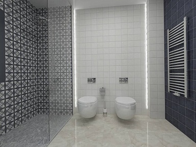 Декор Керлайф Smalto Decor Blu 2 15x15