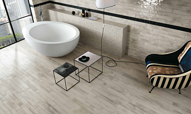 Керамогранит FAP Ceramiche fNSQ Brickell Grey Gloss 7.5x30