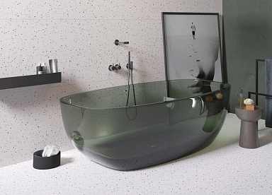 Керамогранит Kerranova K-340/MR Vetro White/Белый 600x1200x10