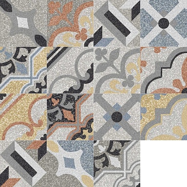 Декор Marazzi Italy M1LJ D_Segni Scaglie Mix 20x20