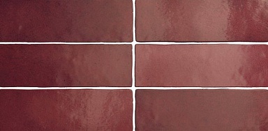 Плитка Equipe 24967 MAGMA BURGUNDY 6,5X20