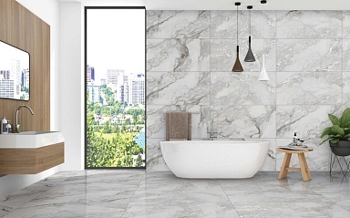 Керамогранит Realistik Prime White Lapato Carving 60x120