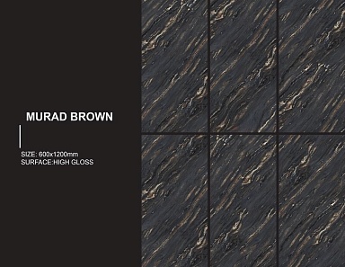 Керамогранит A-Ceramica Murad Brown High Glos 9mm 60x120