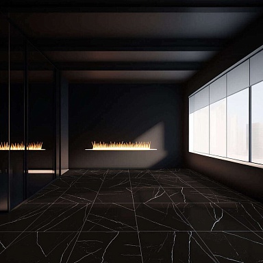 Керамогранит A-Ceramica Rud Black High Gloss 60x60