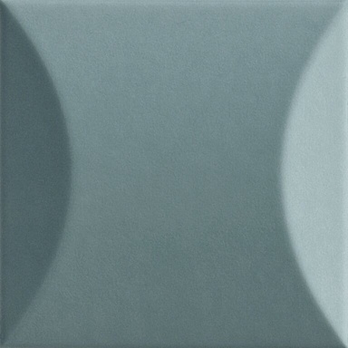 Плитка Ava Ceramica 192056 Up Cuscino Green Glossy 10x10