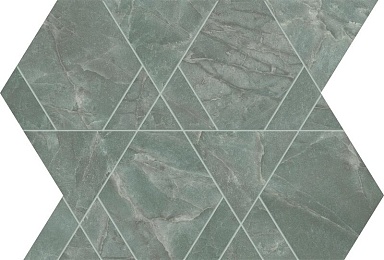 Мозаика Atlas Concorde Italy AYLX Marvel Diva Aqua Mosaico Triangle Lapp 28,9х33,4