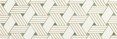Coliseumgres 600080000432 Лайфстайл Уайт Вставка твист 25x75