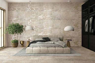 Керамогранит Realistik Cordelia Crystal Grey Stonelo Carving 60x120