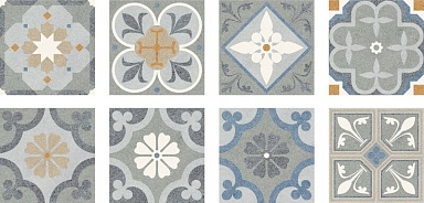 Плитка DeShun Ceramics Mix Art Decor DC13 20x20
