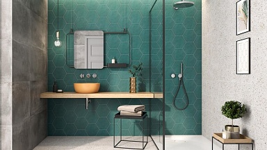 Керамогранит Pamesa Hex Mayfair Beige compacglass 19.8x22.8