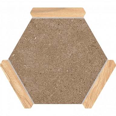 Керамогранит Monopole Sacramento Marron Pino 22x25