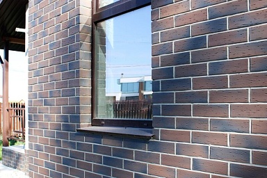 Клинкерная плитка Terramatic Koro Brown угловая 2201 (Y) 185x60x71x14