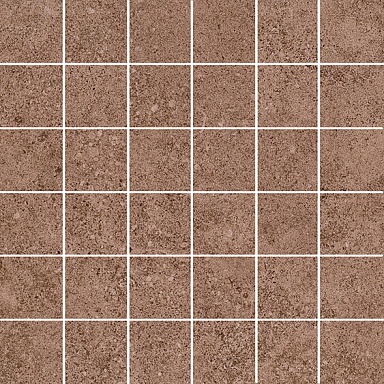 Kerama Marazzi KMD2MSA014BR Декор Руссильон мозаичный коричневый матовый обрезной 30x30x0,9