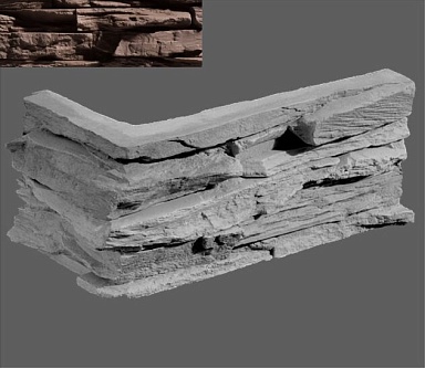 Искусственный камень Leonardo Stone Угловой элемент Перуджа 709 20/10x10x3,5